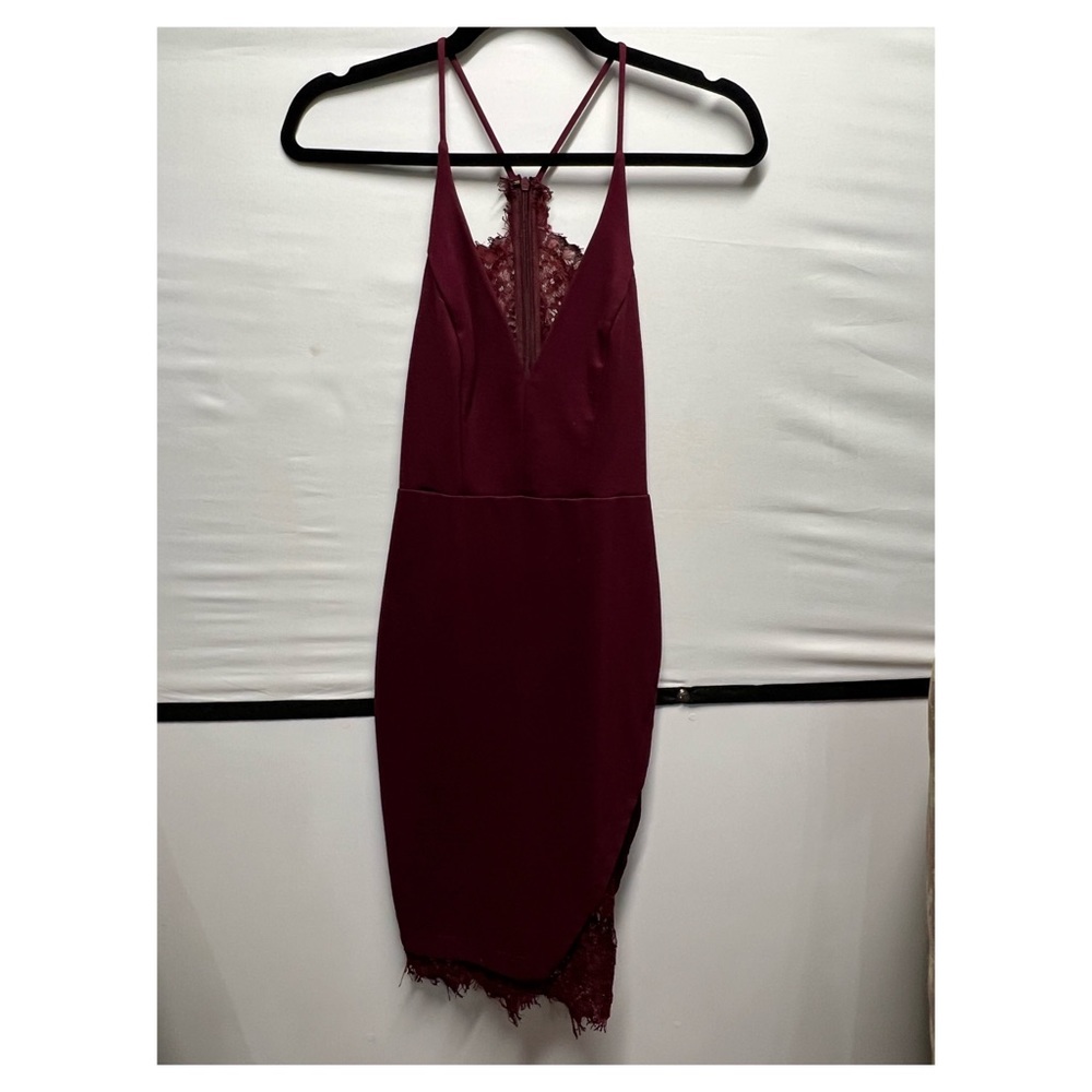 ASTR The Label Peeking Lace Bodycon Dress #R264121